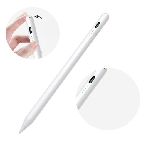 Rysik aktywny stylus z 2 wymiennymi końcówkami JR-X9S - biały