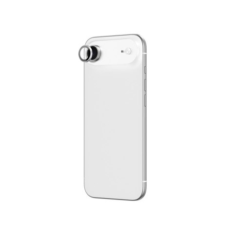 Szkło na aparat do iPhone 17 Air ze srebrną ramką aluminiową Lens Glass