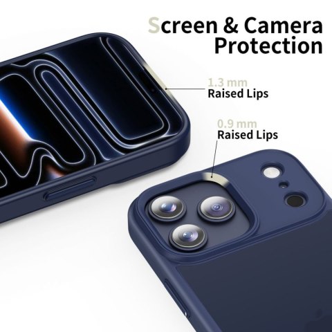 Etui ochronne case na iPhone 17 Pro MagMat - granatowy mat