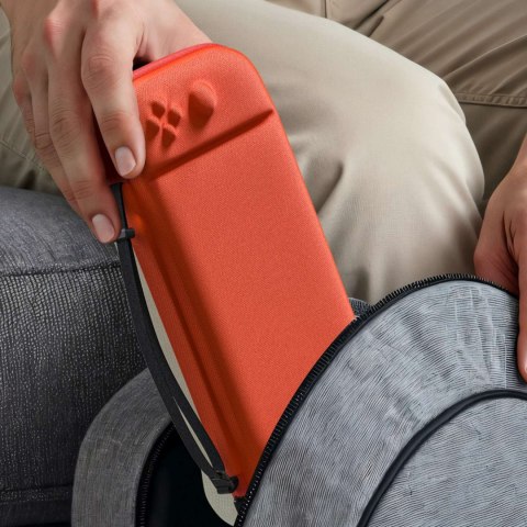 Etui ochronne futerał na Nintendo Switch 2 i akcesoria - czerwone