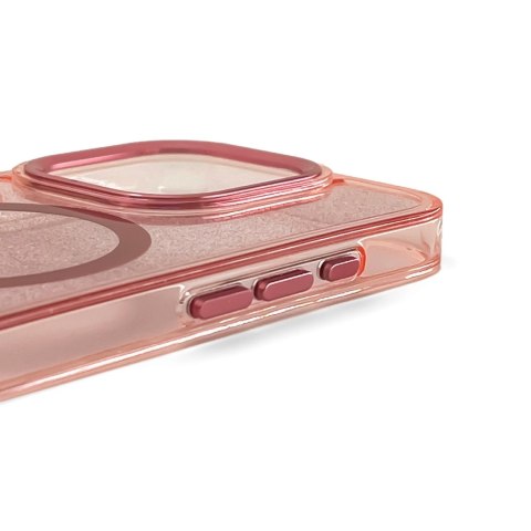 Etui pokrowiec na Samsung Galaxy S26 Glitter Case MagSafe - różowy
