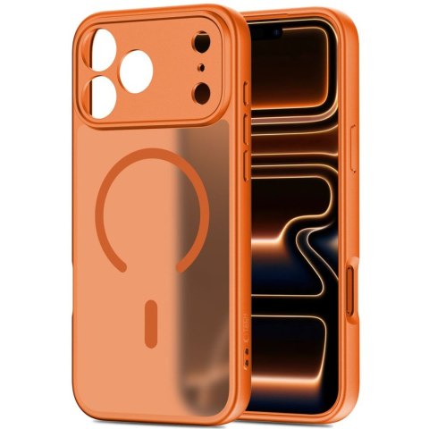 Etui pokrowiec na iPhone 17 Pro Max BasicMag MagSafe - pomarańczowe