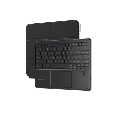 Etui pokrowiec z klawiaturą touchpadem na iPad 11'' 2025 - czarne