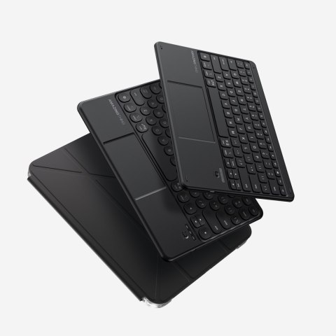 Etui pokrowiec z klawiaturą touchpadem na iPad 11'' 2025 - czarne