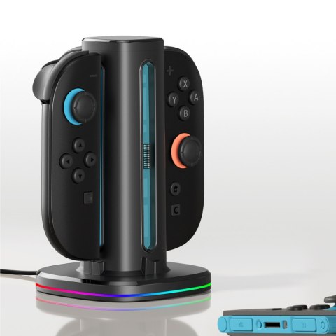 Stacja ładująca do kontrolerów Nintendo Switch 2 - czarna