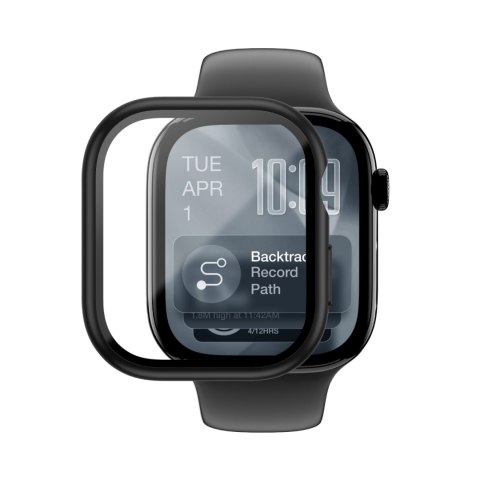 Szkło ochronne z etui na Apple Watch Series 11 46 mm Radix - czarne