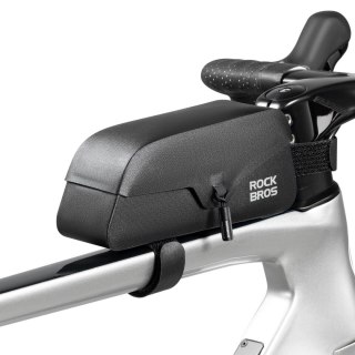 Torba rowerowa na ramę wodoodporna z magnetycznym zapięciem 0.9L - czarna