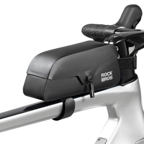 Torba rowerowa na ramę wodoodporna z magnetycznym zapięciem 0.9L - czarna