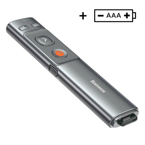 Wskaźnik laserowy Orange Dot bezprzewodowy do prezentacji - szary