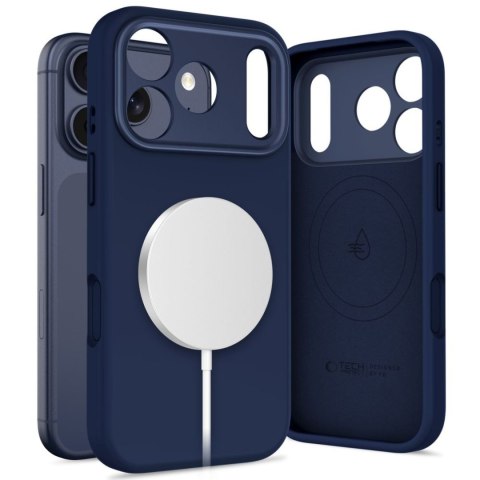 Etui pokrowiec na iPhone 17 Pro Uniq MagSafe - granatowe