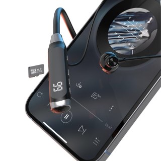 Słuchawki bezprzewodowe U5 Max Bluetooth z pałąkiem na szyję - czarne