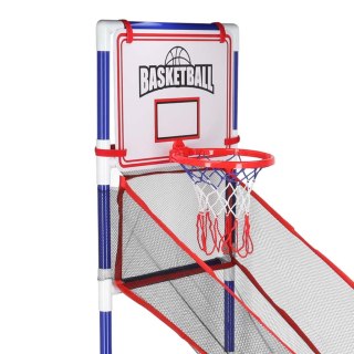 Koszykówka gra zręcznościowa sportowa przenośna basketball 2 piłki pompka