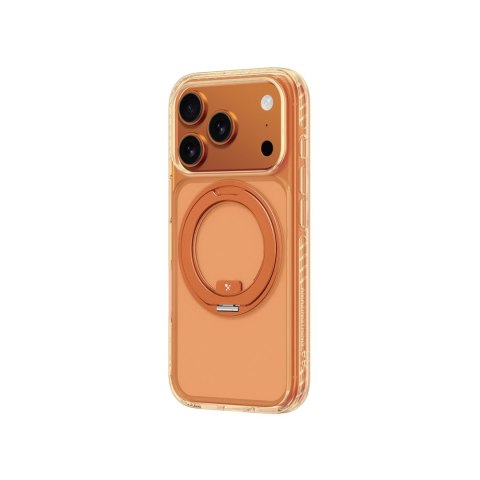 Etui pokrowiec case na iPhone 17 Pro Titan Pro Spin MagSafe - pomarańczowy