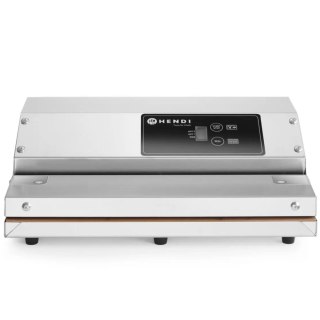 Pakowarka zgrzewarka próżniowa listwowa ze stali nierdzewnej Kitchen Line 330 mm 380 W - Hendi 297384