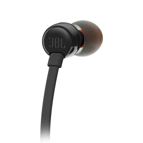 Słuchawki przewodowe douszne z pilotem mini jack 3.5mm JBL Tune 160 - czarne