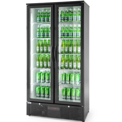 Lodówka barowa na napoje 2-drzwiowa szer. 90cm 458L