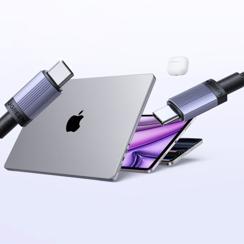 Kabel przewód USB-C PD 240W 2m - czarny