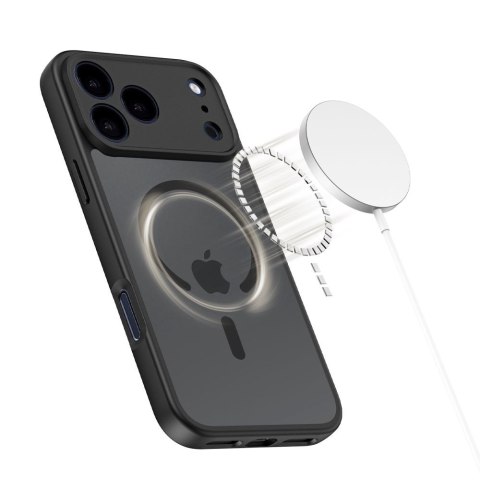 Etui case na iPhone 17 Pro Max BasicMag MagSafe - czarny mat