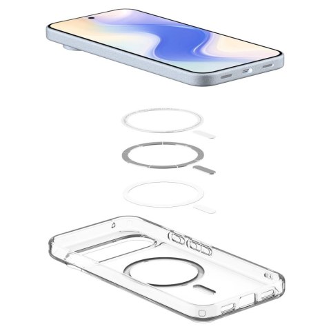 Etui pokrowiec na Google Pixel 10 / 10 Pro Ultra Hybrid Mag MagSafe - przezroczysto-białe