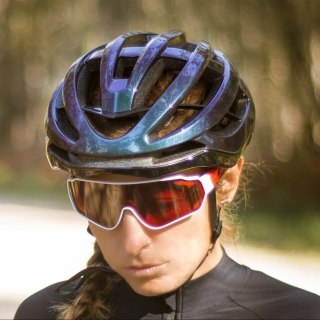 Kask na rower hulajnogę HC-58C-L 58-61 cm - niebieski kameleon
