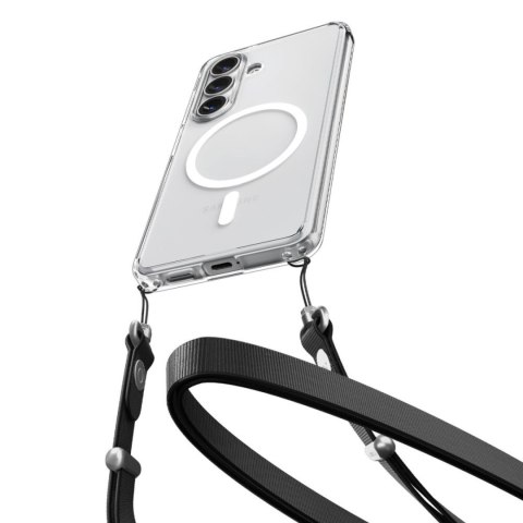 Etui na Samsung Galaxy S26+ Ultra Hybrid Mag MagSafe - przezroczysto-białe