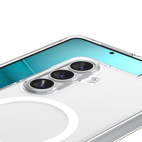 Etui na Samsung Galaxy S26+ Ultra Hybrid Mag MagSafe - przezroczysto-białe