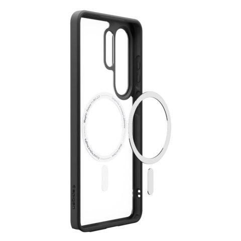 Etui na Samsung Galaxy S26 Ultra Ultra Hybrid Mag MagSafe - przezroczysto-czarne