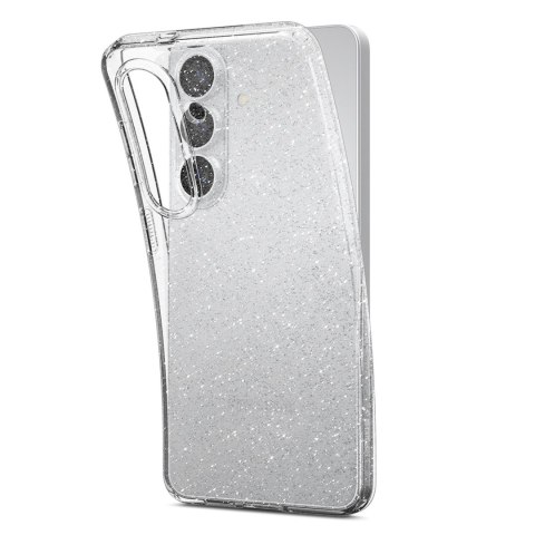 Etui pokrowiec case na Samsung Galaxy S26+ Liquid Crystal Glitter - brokatowo-przezroczysty