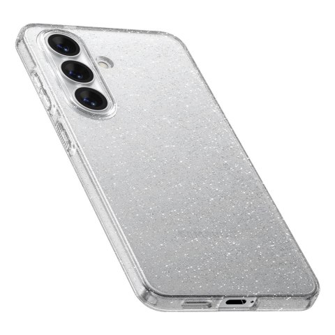 Etui pokrowiec case na Samsung Galaxy S26+ Liquid Crystal Glitter - brokatowo-przezroczysty