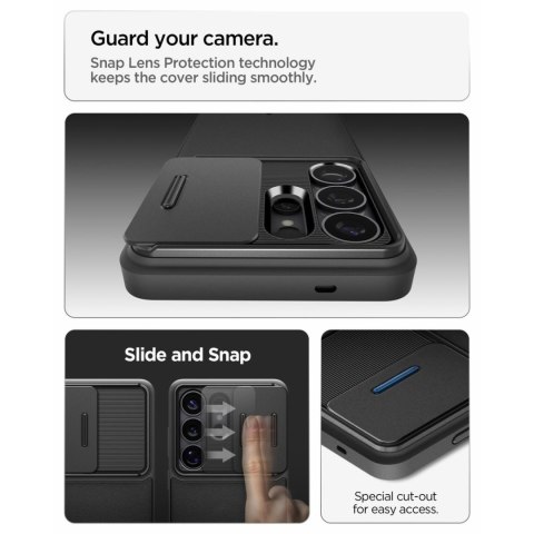 Etui pokrowiec case na Samsung Galaxy S26 Ultra Optik Armor - czarny