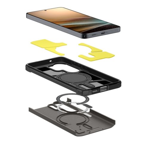 Etui pokrowiec case na Samsung Galaxy S26 Ultra Tough Armor Mag MagSafe - szare