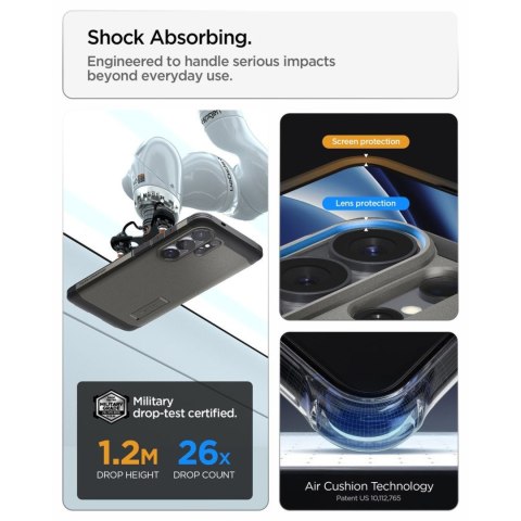 Etui pokrowiec case na Samsung Galaxy S26 Ultra Tough Armor Mag MagSafe - szare