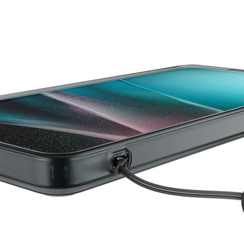 Etui pokrowiec case na Samsung Galaxy S26 Ultra Ultra Hybrid - przezroczysto-czarny