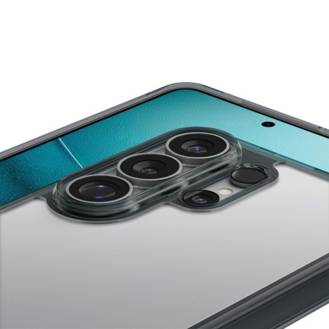 Etui pokrowiec case na Samsung Galaxy S26 Ultra Ultra Hybrid - przezroczysto-czarny