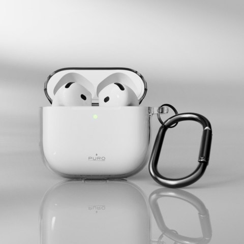 Etui pokrowiec na słuchawki AirPods 4 0.3 Nude - przezroczysty