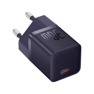 Ładowarka sieciowa USB-C GaN5 30W EU - fioletowa