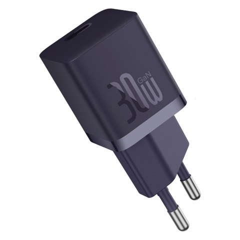 Ładowarka sieciowa USB-C GaN5 30W EU - fioletowa