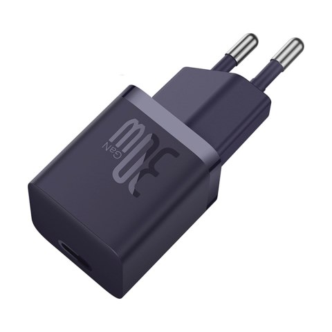 Ładowarka sieciowa USB-C GaN5 30W EU - fioletowa