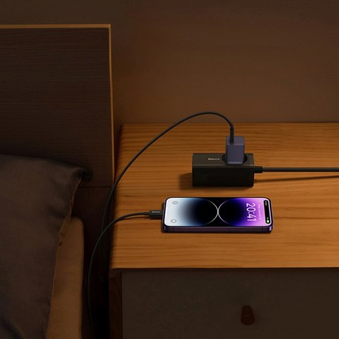 Ładowarka sieciowa USB-C GaN5 30W EU - fioletowa