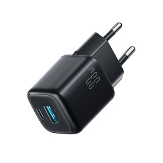Ładowarka sieciowa USB-A USB-C 33W - czarna