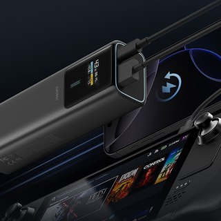 Powerbank 10000mAh USB-C USB-A 150W - czarny