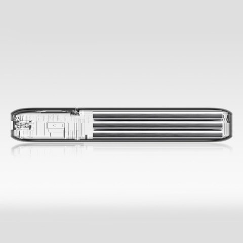 Powerbank 15000mAh USB-A USB-C 100W - szary