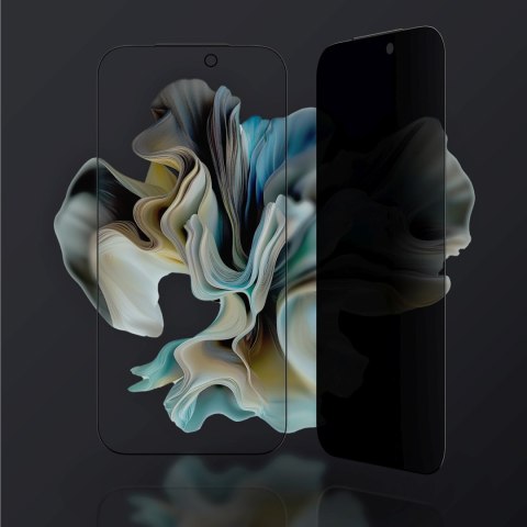 Szkło hartowane matowe prywatyzujące na iPhone 17 Pro Titan FusionFilter 7