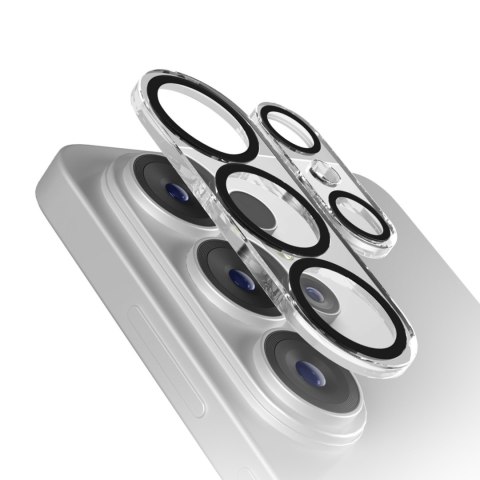 Szkło ochronne na tylną kamerę do Samsung Galaxy S26 Ultra - z czarną ramką