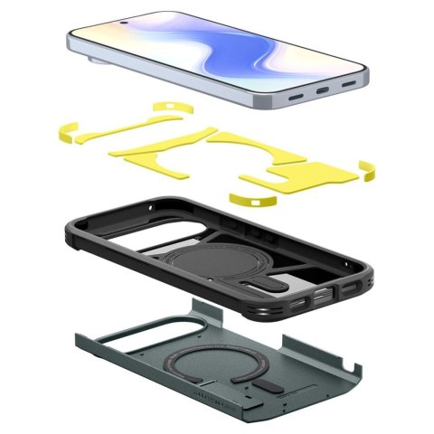 Etui pokrowiec na Google Pixel 10 Pro XL Tough Armor Mag MagSafe - zielony