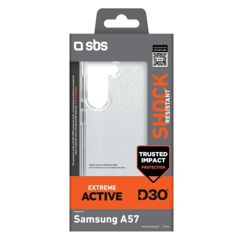 Etui pokrowiec na Samsung Galaxy A57 D3O - przezroczysty