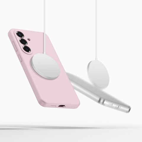 Etui pokrowiec na Samsung Galaxy S26 Silicone MagSafe - różowy