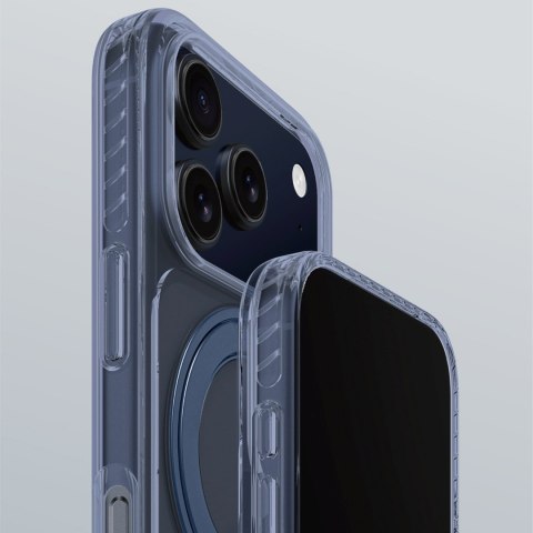 Etui pokrowiec na iPhone 17 Pro Max Titan Pro MagSpin MagSafe - niebieski