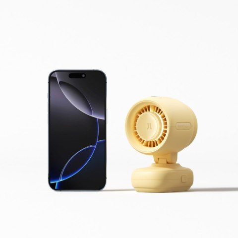 Mini wentylator na wózek dziecięcy z elastycznym tripodem 5000mAh - żółty