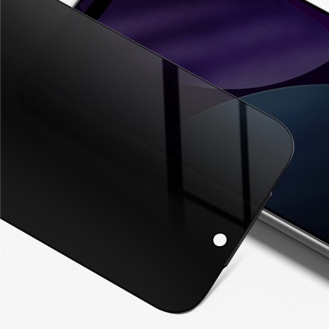 Szkło hartowane matowe prywatyzujące na iPhone 17 Pro Max Titan FusionFilter 7